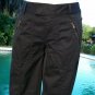 Cache Snap Embellished Pant New Crop Stretch Size XS/S 0/2 Animal Trim $88 NWT