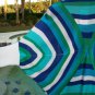 Cache Color Block Jacket Top Knit Shrug New Size XS/S Stretch $108 NWT Blue Wht