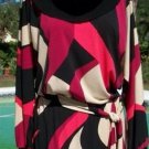 Cache Geometric Color Block New XS/S Tunic Dress Removable Belt Stretch $158 NWT Cache Geometric Color Block New XS/S Tunic Dress Removable Belt Stretch $158 NWT