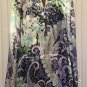 Cache Embellished Peasant Boho Top XS/S Sheer Illusion Drawstring Waist $128 NWT