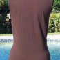 Cache Plunging V Neck Stretch Wood Beads Stones Embellishment Top NWT XS/S/M/L