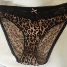 NWT SOMA Intimates Embraceable Lace Trim High Leg Brief Panty Small LEOPARD NWT SOMA Intimates Embraceable Lace Trim High Leg Brief Panty Small LEOPARD