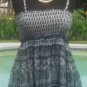 Cache Gathered Empire Boho Sun Dress Adjustable Strap New XS/S/M Stretch $118