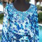 Cache Elaborate Embellished Peasant Boho Top + Belt XS/S Sheer Illusion $138 NWT