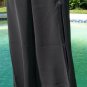 NWT Cache $138 UN-ZIP 32" LEG TO THIGH Pant Black NWT 0/2/4 XS/S Satin Tux