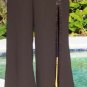 NWT Cache $138 UN-ZIP 32" LEG TO THIGH Pant Black NWT 0/2/4 XS/S Satin Tux