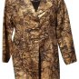 Cache Linen Metallic Coat Jacket Top Lined New S/M/L Gold Metal Button $198 NWT