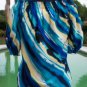 Cache Peasant BOHO Brushstroke Stripe Top Size XS/S/M Wear Off Shoulder NWT $108