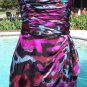 Cache Ruched Built In Bustier Event Dress New Sz 4/6/8 100% Silk Lined $168 NWT
