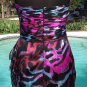 Cache Ruched Built In Bustier Event Dress New Sz 4/6/8 100% Silk Lined $168 NWT
