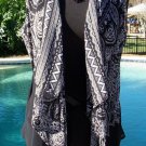 Cache Cover Up Shrug Wrap Top New XS/S/M Self Belt ASYMMETRICAL Stretch NWT $98 Cache Cover Up Shrug Wrap Top New XS/S/M Self Belt ASYMMETRICAL Stretch NWT $98