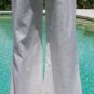 Cache Snake Reptile Textured Stretch Pant New Self Belt Waist Flair Leg $128 NWT