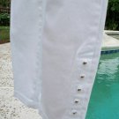 Cache $98 Denim Rivet Embellished Jean Pant New Sz XS 0/2 Crop Stretch White NWT Cache $98 Denim Rivet Embellished Jean Pant New Sz XS 0/2 Crop Stretch White NWT