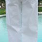 Cache $98 Denim Rivet Embellished Jean Pant New Sz XS 0/2 Crop Stretch White NWT