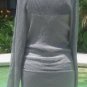 Cache Knit Metallic Peek A Boo Faux Wrap Top New S/M/L+ Banded Bottom $98 NWT