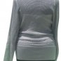 Cache Knit Metallic Peek A Boo Faux Wrap Top New S/M/L+ Banded Bottom $98 NWT