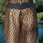 Cache Pant New Sz 0/2/4 XS/S Removable Belt Animal Print Tribal $108 NWT Poly