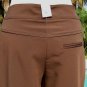 NWT Cache Stretch Flair Leg Brown Pant Self Belt Style Size 2/4/6 XS/S New $118