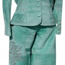 Donald Pliner Suede Leather Pant NWT Lined Sheer Cut Out Self Belt 0/2 XS $1050 Donald Pliner Suede Leather Pant NWT Lined Sheer Cut Out Self Belt 0/2 XS $1050