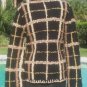 Cache Sweater Jacket Kissed With Metallic Knit Top New Size M/L Stretch $158 NWT