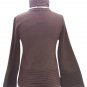 Cache 2 Way Un Zip Daring Jacket Top New Size XS/S/M Wool Blend Stretch $118 NWT