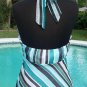 Cache Silk Metallic Lined Halter Top New Size 8/10 M Built In Bra Lined NWT $128