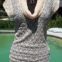 Cache Chain Strap Satin Bead Purse Top New Metal Frame Event Wedding $48 NWT