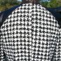 Cache Lined Front Hook n Eye Closure Top New S/M  pLeather Trim Jacket $178