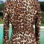 Cache Silk Congo Animal Print Lined Jacket Top New Size 2/4/6 XS/S $188 NWT