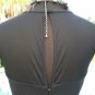 Cache Peplum Black Sheer Shoulders Event Dress LBD New 0/2 XS Lined $168 NWT