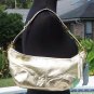 Cache Luxe Lurex Metallic Moc Turtle Neck Top New Sz S/M/L Soft Stretch $148 NWT