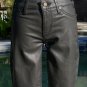 Cache Coated Denim Jean Dress Pant New Size 0 XS Stretch Dark Gray $158 NWT