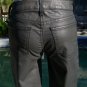 Cache Coated Denim Jean Dress Pant New Size 0 XS Stretch Dark Gray $158 NWT