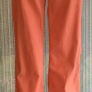 Cache Flat Front Pant Size Small MELON ORANGE Stretch no pockets 3" waist EUC Cache Flat Front Pant Size Small MELON ORANGE Stretch no pockets 3" waist EUC