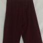 Cache Bi Stretch Flat Front Pant Sz 2/4 XS/ Small Burgundy FAMOUS no pockets