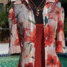 Cache Peek A Boo Sheer Krinkle Top New Tropical Outer Solid Cami $168 NWT Lot 2 Cache Peek A Boo Sheer Krinkle Top New Tropical Outer Solid Cami $168 NWT Lot 2