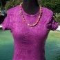Cache T-Box Stretch Krinkle Tee'Z Tee Top Sz M/L/XL Dress Up Down Runs Small NWT