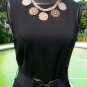 Cache Silk Blend Racer Back Reptile Dress New 6/8 S Event Wedding Club $168 NWT