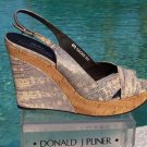 Donald Pliner Couture Lizard Leather Wedge Shoe New Tejus Mushroom $275 NIB Donald Pliner Couture Lizard Leather Wedge Shoe New Tejus Mushroom $275 NIB