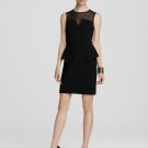 Cache Peplum Black Sheer Shoulders Event Dress LBD New 2/4/6 S Lined $168 NWT Cache Peplum Black Sheer Shoulders Event Dress LBD New 2/4/6 S Lined $168 NWT
