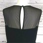 Cache Peplum Black Sheer Shoulders Event Dress LBD New 2/4/6 S Lined $168 NWT