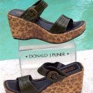 Donald Pliner Kogi Gator Leather Wedge Platform Shoe New 10.5 Rubber Sole $285 Donald Pliner Kogi Gator Leather Wedge Platform Shoe New 10.5 Rubber Sole $285