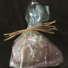 Pottery Barn White Mauve Sea Shell Conch Candle 2.5" TALL 11 hrs burn NEW NWT