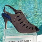 Donald Pliner Couture Suede Leather Pump Shoe New Lace Up Peep Toe Sz 7.5 9 $275 Donald Pliner Couture Suede Leather Pump Shoe New Lace Up Peep Toe Sz 7.5 9 $275