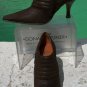 Donald Pliner Metallic Suede Leather Shoe Pump New 5.5 8 Bootie Elastic $295 NIB
