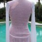 Cache Peek A Boo Sheer Krinkle Wrap Top New XS/S/M Self Belt Stretch $168 NWT