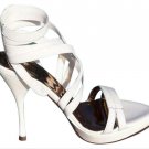 Donald Pliner Couture Leather Strapy Stack Ankle Elastic Shoe New Sz 9.5 $250