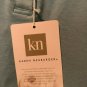 KAREN NEUBURGER LONG SOLID Blue PAJAMAS Long Sleeve TOP NWT $38 Size S