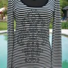 Cache Embellished Top New Stretch Size XS/S/M/L/XL Scoop Neck Open Back $88 NWT Cache Embellished Top New Stretch Size XS/S/M/L/XL Scoop Neck Open Back $88 NWT