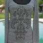 Cache Embellished Top New Stretch Size XS/S/M/L/XL Scoop Neck Open Back $88 NWT